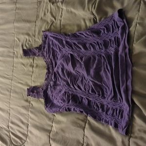 Purple tank top